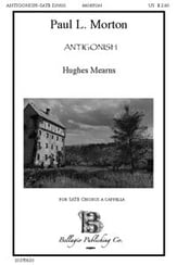 Antigonish SATB choral sheet music cover